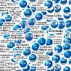 216 Pegatinas de Frases de Frijol Azul, Paquete de Expresiones Emojis Abstractos de Internet, Texto para Fundas de Teléfono, Pegatinas para iPad, Impermeables