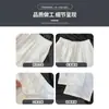 Calça de Sarja com Linho Azul Marinho de Pernas Largas para Mulheres, Novo Estilo Verão 2026, Estilo Petite Old Money, Cintura Alta, Emagrecimento, Calça Casual de Linho