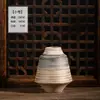 Jarrón de Cerámica Hecho a Mano Jingdezhen, Adorno Decorativo de Alta Gama para Sala de Estar y Estudio, Arreglo Floral Artístico, Maceta de Cerámica Gruesa Hidropónica