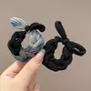Faixa de Cabelo Estilo Zhao Lusi com Bola para Mulheres 2024 Nova Alta Elasticidade e Durável Rabo de Cavalo Simples Elástico Acessório de Cabeça