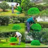 Bolas Grandes Artificiales de Césped de Milán Multicolor Recién Hechas, Bolas de Césped Antioxidante de Eucalipto para Decoración de Hoteles y Centros Comerciales, Cubiertas para Tapa de Alcantarilla, Vegetación