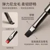 Pincel para fototerapia de unha em bastão de sândalo estilo japonês, cabeça quadrada grande, cabeça redonda grande, cabeça plana grande, especial para preencher cola, caneta de desenho para fototerapia, conjunto