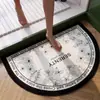 Tapete de Chão para Banheiro Lama Diatomácea Absorvente de Água Secagem Rápida Tapete para os Pés Banheiro Tapete Antiderrapante e Resistente a Manchas Tapete Doméstico para Porta de Vaso Sanitário