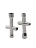 Mini Chave Hexagonal Cruzada de Aço Inoxidável para Porcas M2/M2.5/M3/M4 Parafusos Porcas de Capa Pilar de Cobre