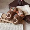 Zapatos Peludos de Dibujos Animados de Moda para Niñas, Calzado de Exterior, Nuevo Estilo Otoño 2026, Suela Suave Cómoda, Versátiles para Estar en Casa, Zapatos de Algodón