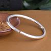 2024 Nuevo Pulsera de Alfabeto Inglés Simple con Rosa Estilo Frío Abierto Pulsera Regalos para Novia