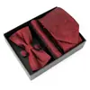 Conjunto de Corbata y Pajarita para Hombre de Venta Caliente Transfronteriza, Set de 6 Piezas de Corbata para Hombres, Caja de Regalo de Alta Gama, Venta al por Mayor de Corbatas Personalizadas