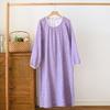 Falda de Manga Larga para las Cuatro Estaciones Talla Grande Mujeres Embarazadas Pueden Usar Camisón Gasa de Algodón Puro Doble Capa Gasa de Algodón para Bebé Gasa de Verano Doble Capa Nuevo Estilo