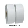 Suministro Directo de Fábrica de Rollo de Certificado de Etiqueta en Blanco de Stock Impresión de Etiquetas Térmicas para Certificados de Ropa de Gama Alta
