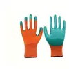 Luvas de nylon resistentes ao desgaste e antiderrapantes com nitrila para trabalho em canteiro de obras, luvas de segurança de trabalho respiráveis e resistentes a óleo