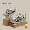 Outono Novo Sapatos de Bebê, Sapatos Infantis, Sapatos Esportivos de Couro Respiráveis para Meninos e Meninas, Sapatos Forrest Gump de Estilo Coreano para Meninas 1-3 Anos