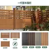Valla de plástico-madera para balcón, villa, jardín, valla exterior, valla de madera-plástico, panel de plástico-madera para patio exterior