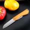 Cuchillo de fruta para el hogar, cuchillo de acero inoxidable para melón, cuchillo plegable, cuchillo portátil, cuchillo pelador portátil para dormitorio, cuchillo afilado multifuncional