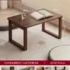 Mesa de Mirador, Mesa de Café Pequeña, Mesa Plegable de Madera Maciza para Balcón, Mesa de Madera Maciza para Cama, Mesa Kang Doméstica, Mesa Tatami
