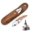 Cuchillo para camarones con mango de madera multifuncional color madera abridor de botellas de vino cuchillo de caballito de mar abridor de botellas de vino de alta calidad para cerveza