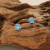 Brincos Azuis de Zircônia Super Brilhantes para Mulheres, Luxo Leve, High-End, Brincos Modernos e Exquisitos, Tendência de Nicho, Brincos Versáteis e Elegantes