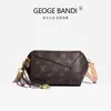 Bolso Pequeño de Alta Gama Transfronterizo para Mujer 2026 Nuevo Estampado de Retazos Retro Moda Versátil Portátil Bolso de Hombro Cruzado