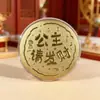 Moneda de Oro Puro 999 Modelo Nuevo 'Princesa, Por Favor Hazte Rica' Regalo de San Valentín Cumpleaños Moneda de Oro para Promoción en Transmisión en Vivo Venta al por Mayor