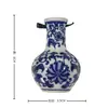 Adornos colgantes de porcelana azul y blanca de Jingdezhen, figurillas en miniatura, decoraciones pintadas a mano con azul y blanco bajo vidriado, colgantes de Navidad, decoraciones para sala de té, venta al por mayor