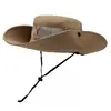 Sombrero de Sol de Verano para Hombre, Secado Rápido, para Exteriores, Montañismo, Deportes, Protección Solar, Malla Transpirable, Visera Solar, Sombrero de Sol Plegable, Sombrero de Pescador