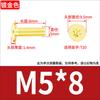 Tornillo Torx de Cabeza Plana Chapado en Oro Oro Tuhao Cabeza Plana Fina CM Tornillo para Laptop M2M3M4M5M6M8