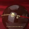 Collar Original de Plata de Ley S925 Personalizado Tazón del Tesoro Caballo para el Año del Caballo, Pulsera de Hilo Rojo Joyería al por Mayor