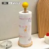 Suporte para Papel Toalha de Cozinha, Cabide para Pano Descartável Preguiçoso, Suporte para Rolo de Papel, Suporte para Filme Plástico, Suporte para Pano Descartável, Suporte para Rolo de Papel de Cozinha
