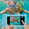 Bolsa à Prova d'Água para Celular com Airbag e Tela Sensível ao Toque, Ideal para Natação, Rafting, Mergulho, Capa à Prova d'Água para Celular para Uso Externo