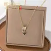 Collar de borla de diamantes con esmalte de gota de lujo ligero estilo francés microincrustado para mujer, cadena de clavícula dulce de dopamina a la moda de alta gama