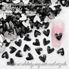 6mm V Corazón Corazón de Melocotón Celebridad de Internet Populares Planos Fondo Plano Forma Especial Diamante Uñas Joyería Diamante Decoración Cristal de Vidrio Usable Uñas Diamante