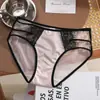 Estilo de Corte Francés~Bragas Sencillas y Sexys de Alta Gama para Mujer con Tirantes Finos Calados, Deseo Puro, Bragas Triángulo Seductores con Refuerzo de Algodón