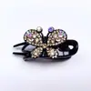 Pinza de Pato Pequeña Mariposa, Pinza de Tres Dientes Moderna y Versátil, Pasador de Pedrería, Exquisito Pasador de Gama Alta para la Parte Posterior de la Cabeza