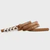 Cinturón Fino de Piel Genuina para Mujer, Accesorio Decorativo para Vestidos, Cinturón Versátil de Gama Alta Vintage para Jeans, en Stock para Venta al por Mayor