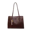 Bolso de Hombro Retro de Ante para Mujer 2025 Otoño Nuevo Gran Capacidad Moda para Viajar al Trabajo Bolso de Hombro/Axila Exquisito