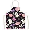 Avental de Halloween de Novo Produto Transfronteiriço, Avental Decorativo com Atmosfera Festiva de Horror, Avental Resistente a Manchas para Casa, Venda Direta da Fábrica