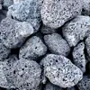 Material Filtrante de Piedra Volcánica Negra para Tratamiento de Agua, Material de Relleno para Humedales, Extendido Suelto para Hoyos de Árboles en Paisajismo, Partículas Pequeñas, Trozos Grandes de Piedra Volcánica