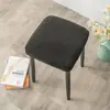 Capa quadrada para banquinho, elástica, espessada para uso doméstico, adequada para penteadeiras de quarto e cadeiras de maquiagem
