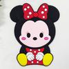 Acessórios de borracha macia do Mickey de desenho animado DIY LOGO de geladeira suporte de celular caixa de armazenamento buraco sapatos patch de copo