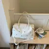 Bolsa de Viaje de Gran Capacidad para Mujer, Bolso de Mano Ligero y Versátil para Distancias Cortas, Bolsa Casual para el Día a Día, Bolsa de Tote Bordada para Maternidad