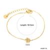 Joyería Europea y Americana Exquisito Brazalete de Circonita Diseño de Nicho Ins Brazalete Geométrico de Circonita Blanca Brazalete de Acero Inoxidable para Mujer