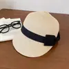 Chapéu de Palha com Laço Novo Estilo 2026, Boné de Baseball para Mulheres, Chapéu Versátil de Proteção Solar de Verão, Chapéu para Equitação, Chapéu de Pescador, Chapéu de Viagem