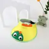 Sombrero de bebé de ala grande de dibujos animados, sombrero de copa vacío, sombrero de protección solar de verano para niños y niñas, sombrero de protección solar para niños, sombrero plegable