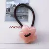 Estilo Coreano Flor de Tinta para Cabelo Resina Moda Rabo de Cavalo Alto Elástico Amigo do Cabelo Corda de Cabelo da Moda para Mulheres