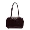 2025 Nuevo Bolso Boston Simple de Nicho Estilo Ballet con Lazo Versátil Estilo Occidental Bolso de Hombro de Alta Gama Bolso de Mujer