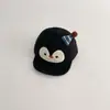 Gorro de Bebé Yipan Otoño e Invierno Ins Dibujo Animado Pingüino Gorra de Pico de Pato para Niños y Niñas, Gorra de Pico de Pato para Bebé a Prueba de Viento para Exteriores