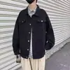 Chaqueta de mezclilla estilo Hong Kong para hombre, estilo primavera y otoño, holgada y elegante, con diseño de patchwork, versión coreana, prenda exterior casual de moda