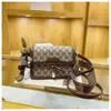 Bolso Pequeño Cruzado Estilo Coreano 2026 Nuevo de Comercio Exterior de Moda Versión Coreana Versátil Bolso Cuadrado Pequeño con Textura, Multicapa, Gran Capacidad, Bolso Cruzado y de Hombro