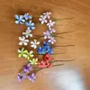 Orquídea Chama Impressa em 3D Flor Artificial Estilo Pintura a Óleo Flor Falsa Casamento Decoração de Hotel Fundo de Casa Arranjo de Flores Arranjo de Flores Transfronteiriço