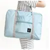 Bolsa de Viagem Impermeável Dobrável Bolsa de Armazenamento Portátil Grande Organizador Bolsa de Armazenamento Bolsa de Viagem com Haste de Puxar Bolsa de Ombro Feminina