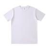 Camiseta de Algodón Puro de 220g Cuello Redondo Manga Corta Holgada Hombro Caído Color Sólido Manga Media Camiseta Básica Camiseta para Hombre Estilo Retro Japonés